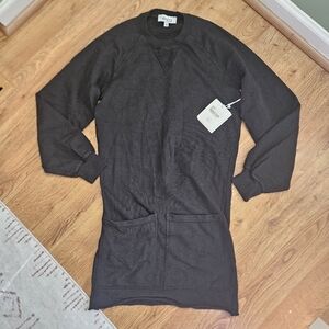 Etica recycled cotton "Winona" crew neck sweatshirt dress NWT